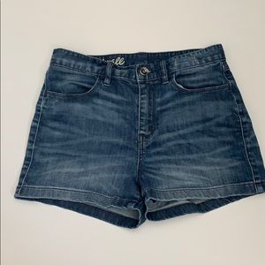 Madewell high rise shorts